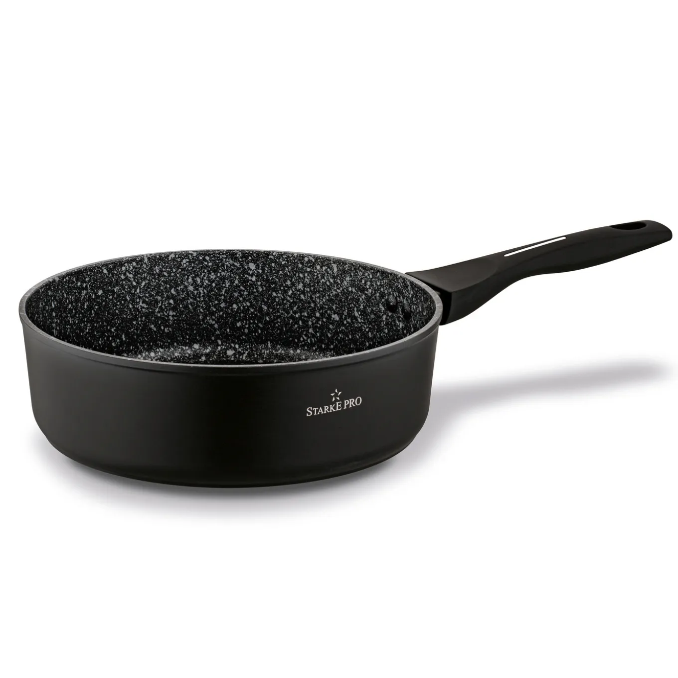 Patelnia indukcyjna głęboka non-stick z pokrywką Starke Pro Sesar 24 cm