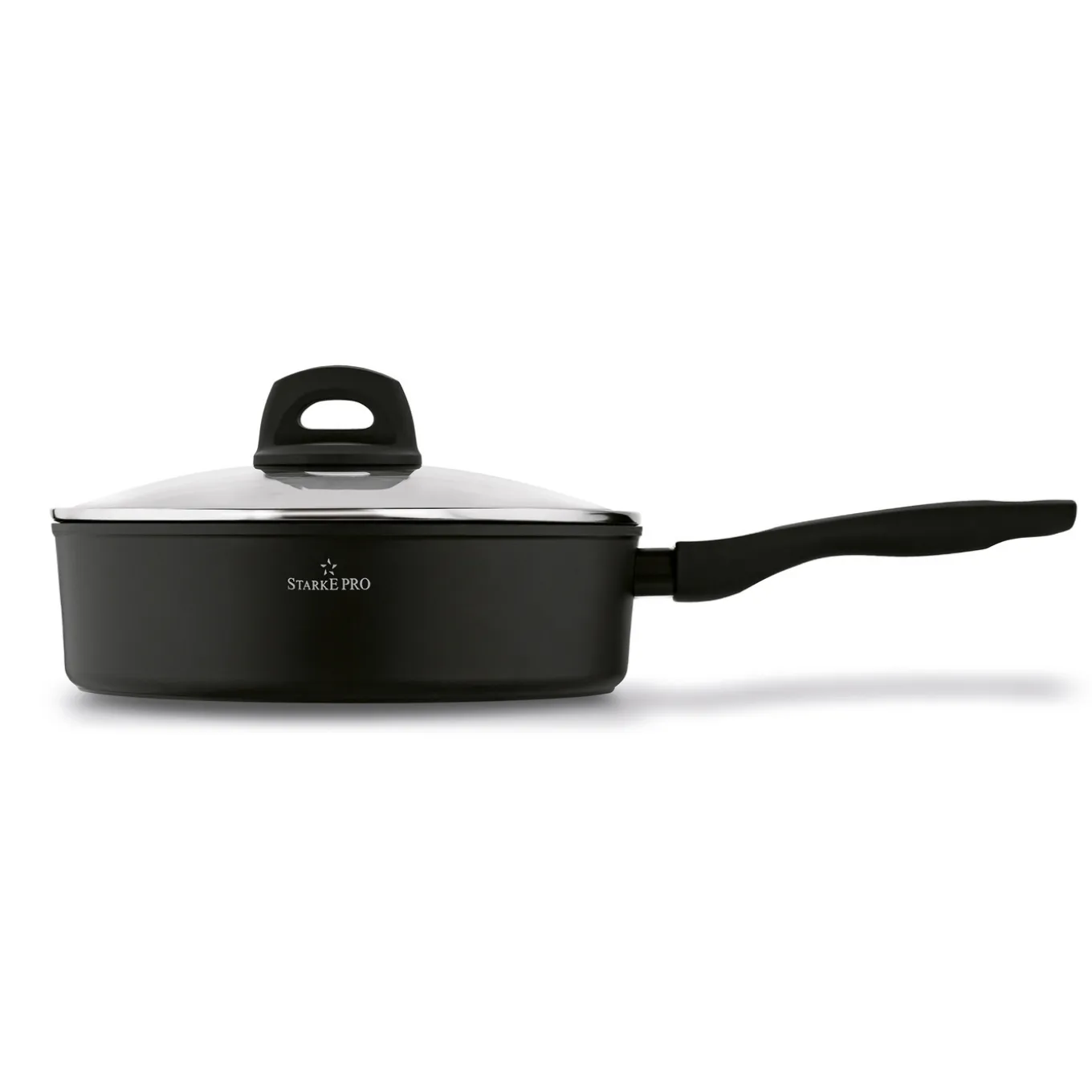 Patelnia indukcyjna głęboka non-stick z pokrywką Starke Pro Sesar 26 cm
