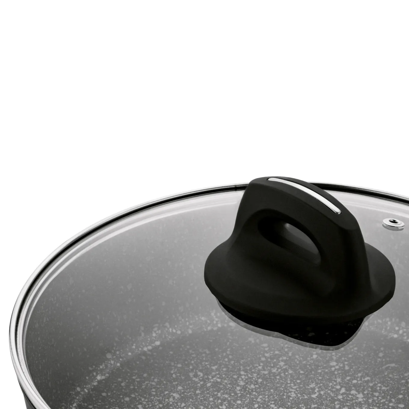 Patelnia indukcyjna głęboka non-stick z pokrywką Starke Pro Sesar 26 cm