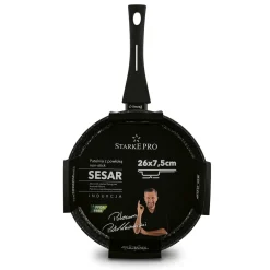 Patelnia indukcyjna głęboka non-stick Starke Pro Sesar 26 cm