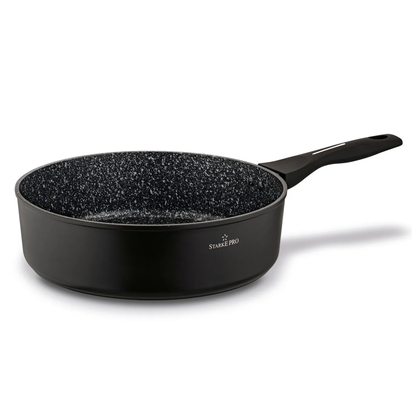 Patelnia indukcyjna głęboka non-stick z pokrywką Starke Pro Sesar 28 cm