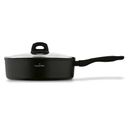 Patelnia indukcyjna głęboka non-stick z pokrywką Starke Pro Sesar 28 cm