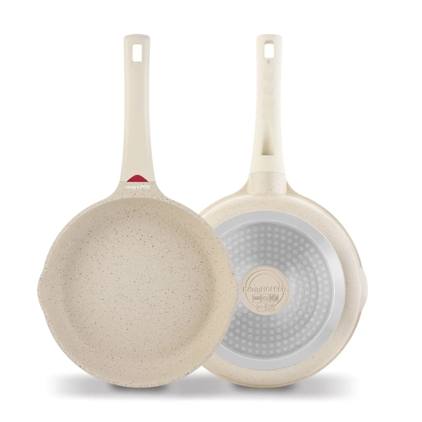 Patelnia indukcyjna Konighoffer Creamy Marble 24 cm