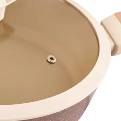 Patelnia indukcyjna krótkie uchwyty z pokrywką Starke Pro Coretto 28 cm