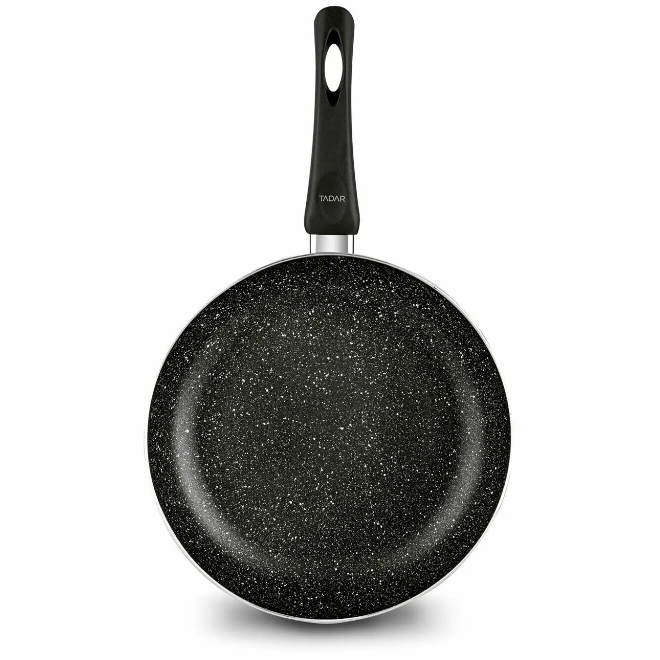 Patelnia marmurkowa non-stick Tadar Marmara Black 28 cm indukcja