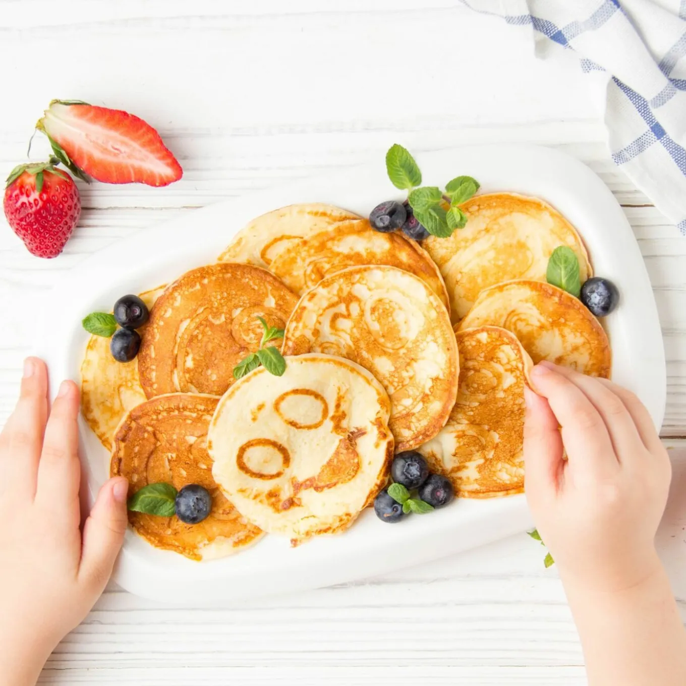 Patelnia marmurowa do pancakes i placków Tadar Marble Buźki 26 cm indukcja