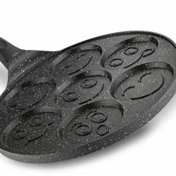 Patelnia marmurowa do pancakes i placków Tadar Marble Buźki 26 cm indukcja
