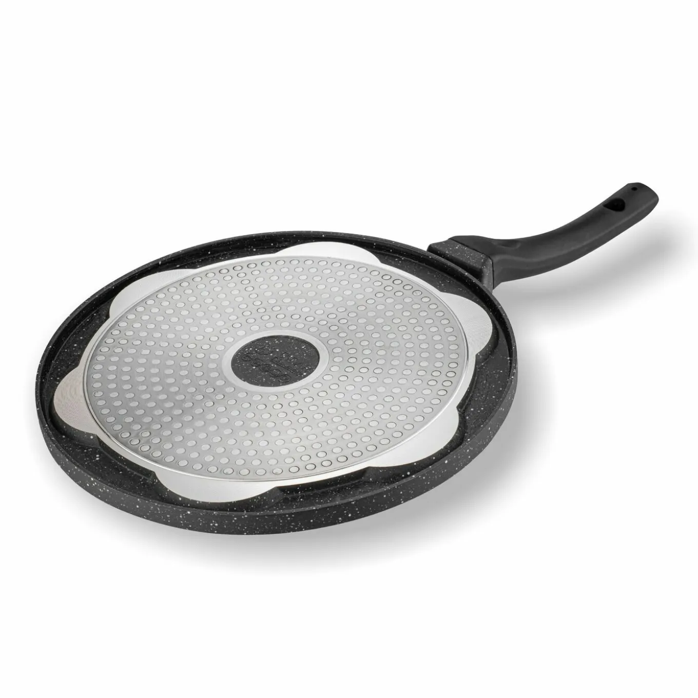 Patelnia marmurowa do pancakes i placków Tadar Marble Buźki 26 cm indukcja