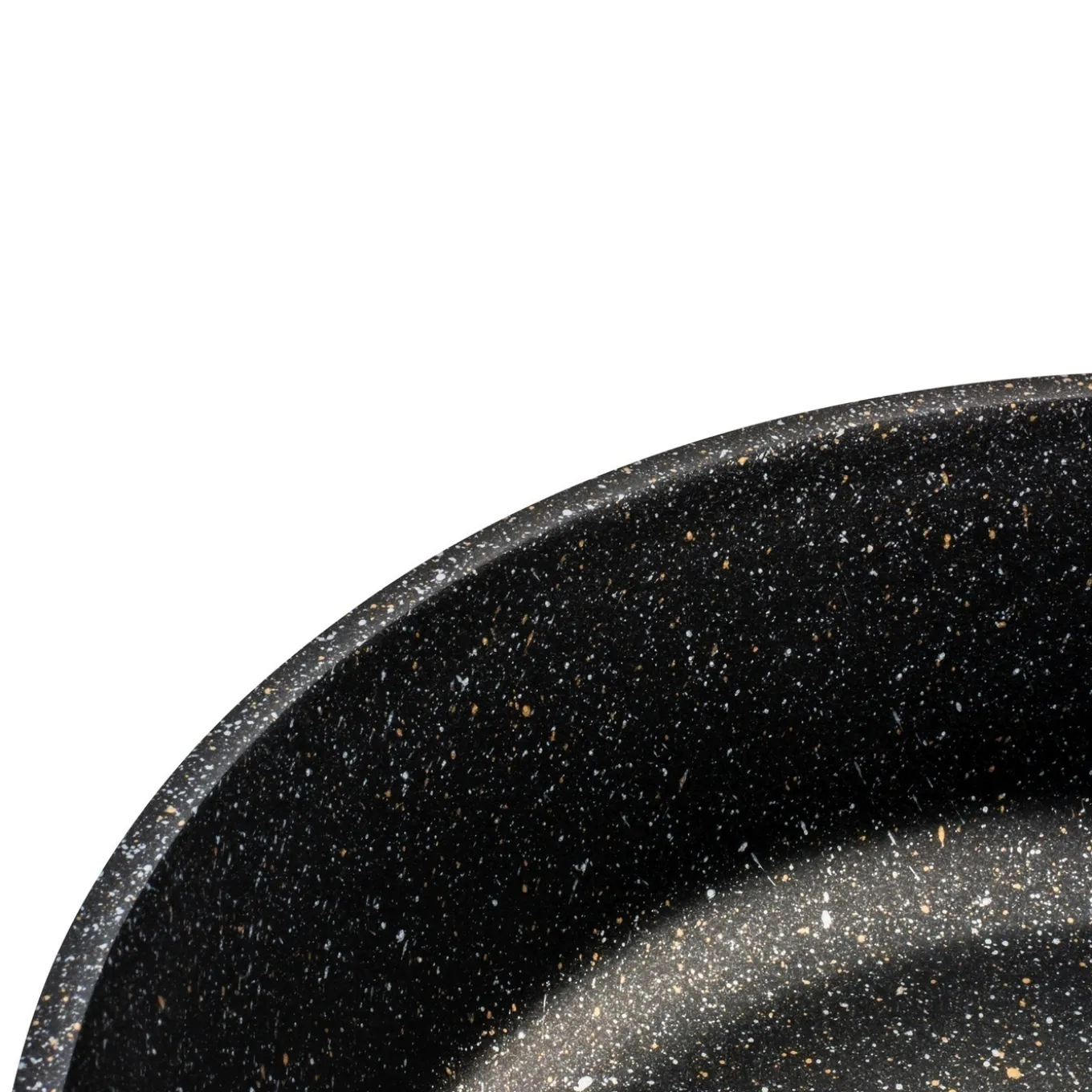 Patelnia marmurowa na indukcję krótkie uchwyty Starke Pro Svart Marble 28 cm