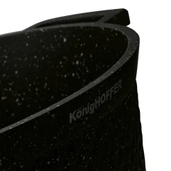 Patelnia marmurowa na indukcję krótkie uchwyty Konighoffer Escuro 28 cm