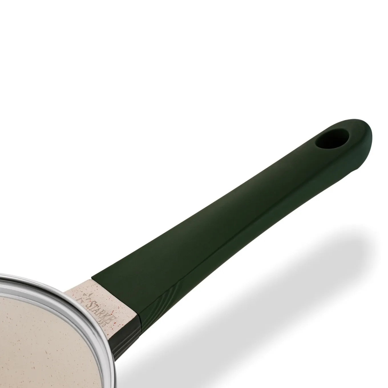 Patelnia marmurowa na indukcję z pokrywką Starke Pro Naturale 28 cm