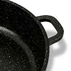 Patelnia na indukcję głęboka krótkie uchwyty Konighoffer Pollo Black 32 x 8 cm