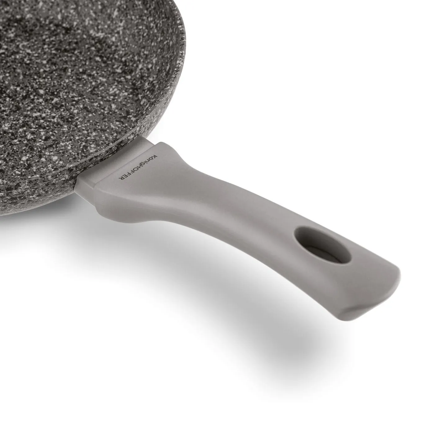 Patelnia na indukcję granitowa Konighoffer Multi Grey 20 cm