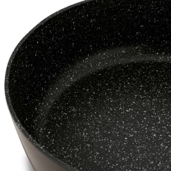 Patelnia na indukcję krótkie uchwyty z pokrywką Starke Pro Starlet Brown 28 x 8 cm
