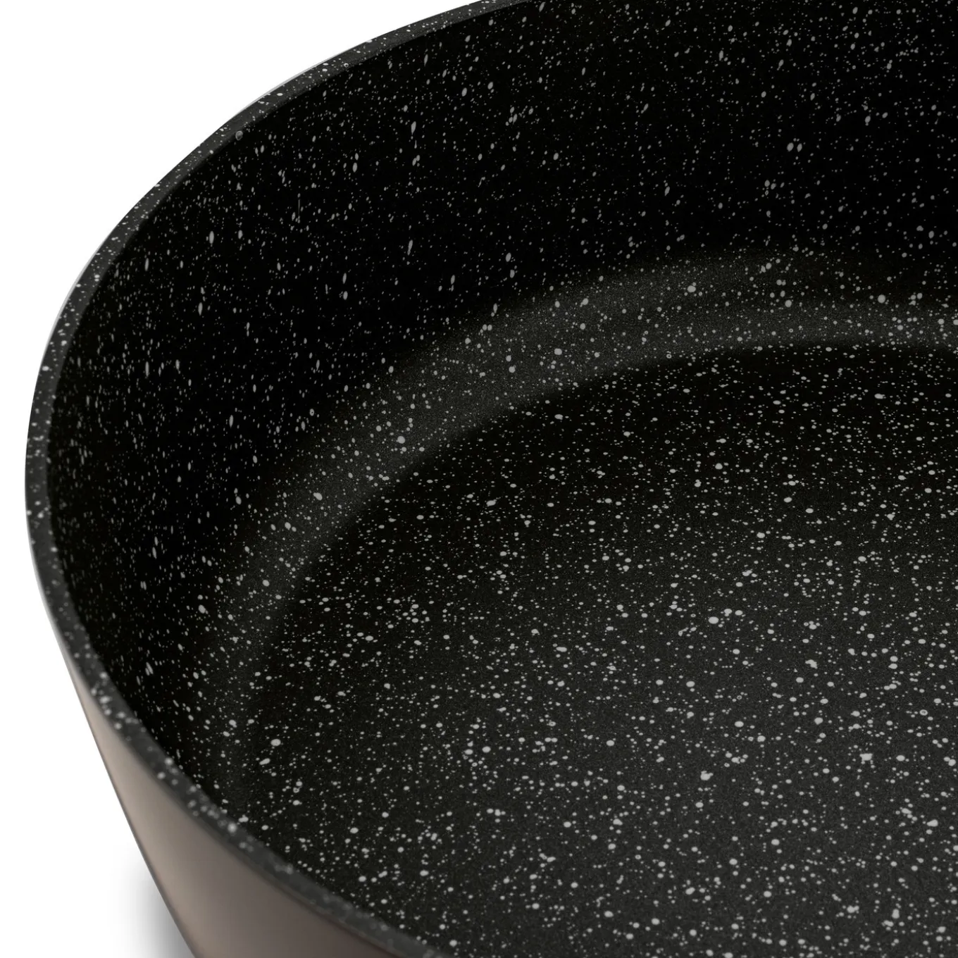 Patelnia na indukcję krótkie uchwyty z pokrywką Starke Pro Starlet Brown 28 x 8 cm