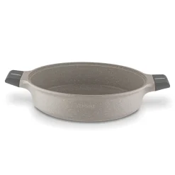Patelnia na indukcję krótkie uchwyty z pokrywką Starke Pro Stoneware Marble 28 cm