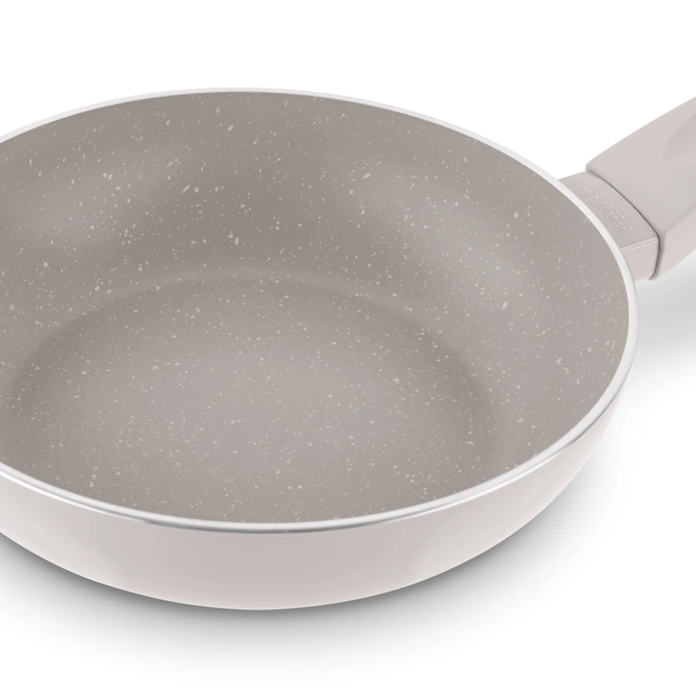 Patelnia na indukcję non-stick z pokrywką Konighoffer Tierra Beige 24 cm