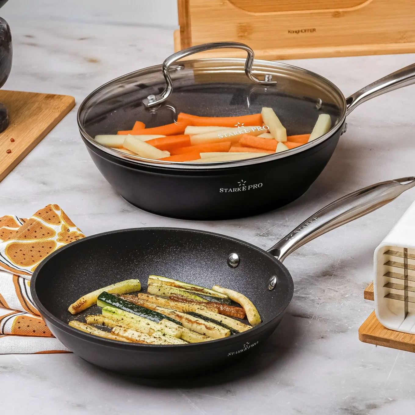 Patelnia na indukcję non-stick Starke Pro Tarry 19,5 cm