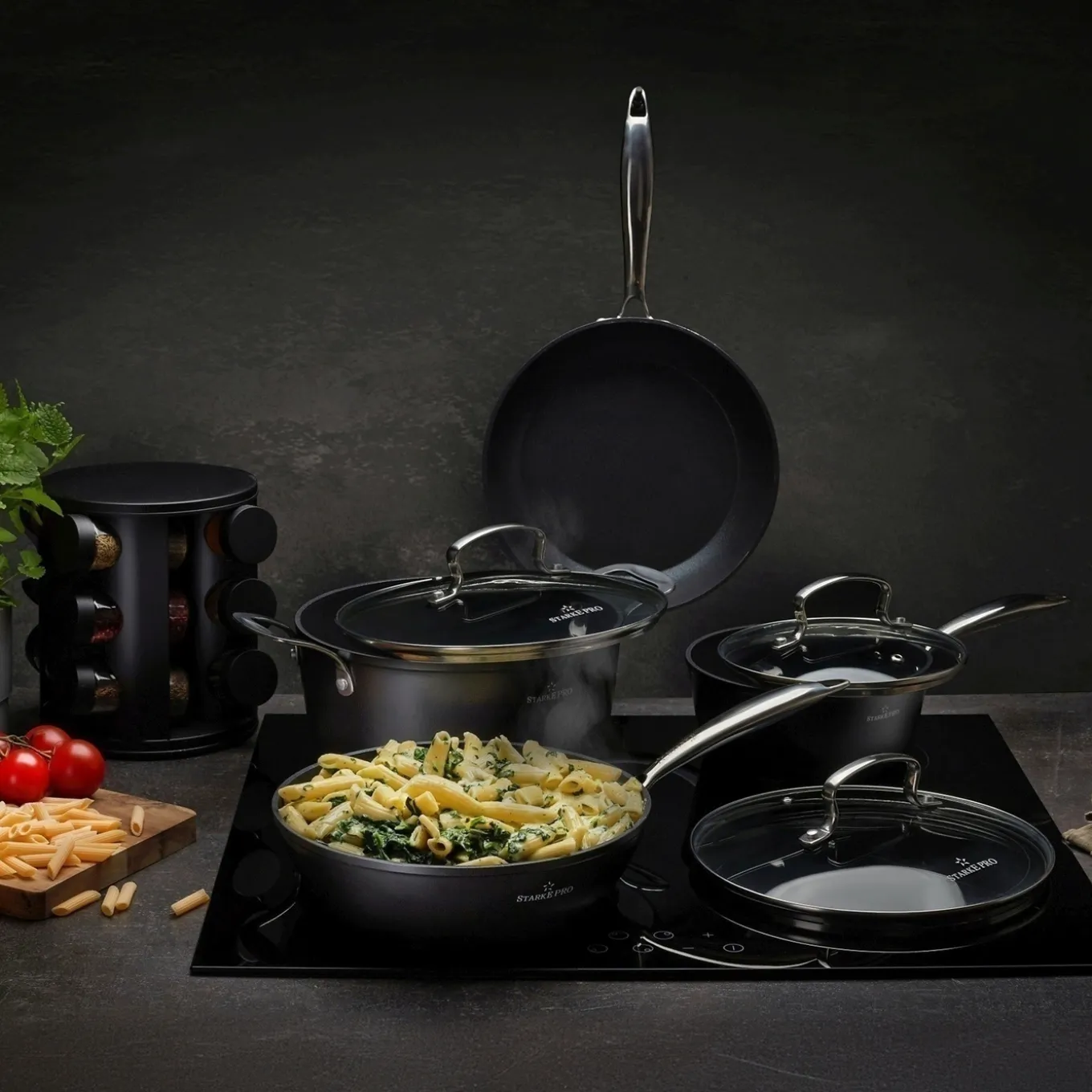 Patelnia na indukcję non-stick Starke Pro Tarry 19,5 cm