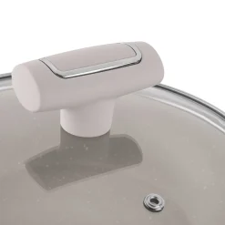 Patelnia na indukcję non-stick z pokrywką Konighoffer Tierra Beige 28 cm