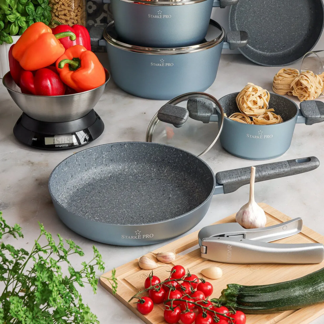 Patelnia na indukcję non stick Starke Pro Double 24 cm