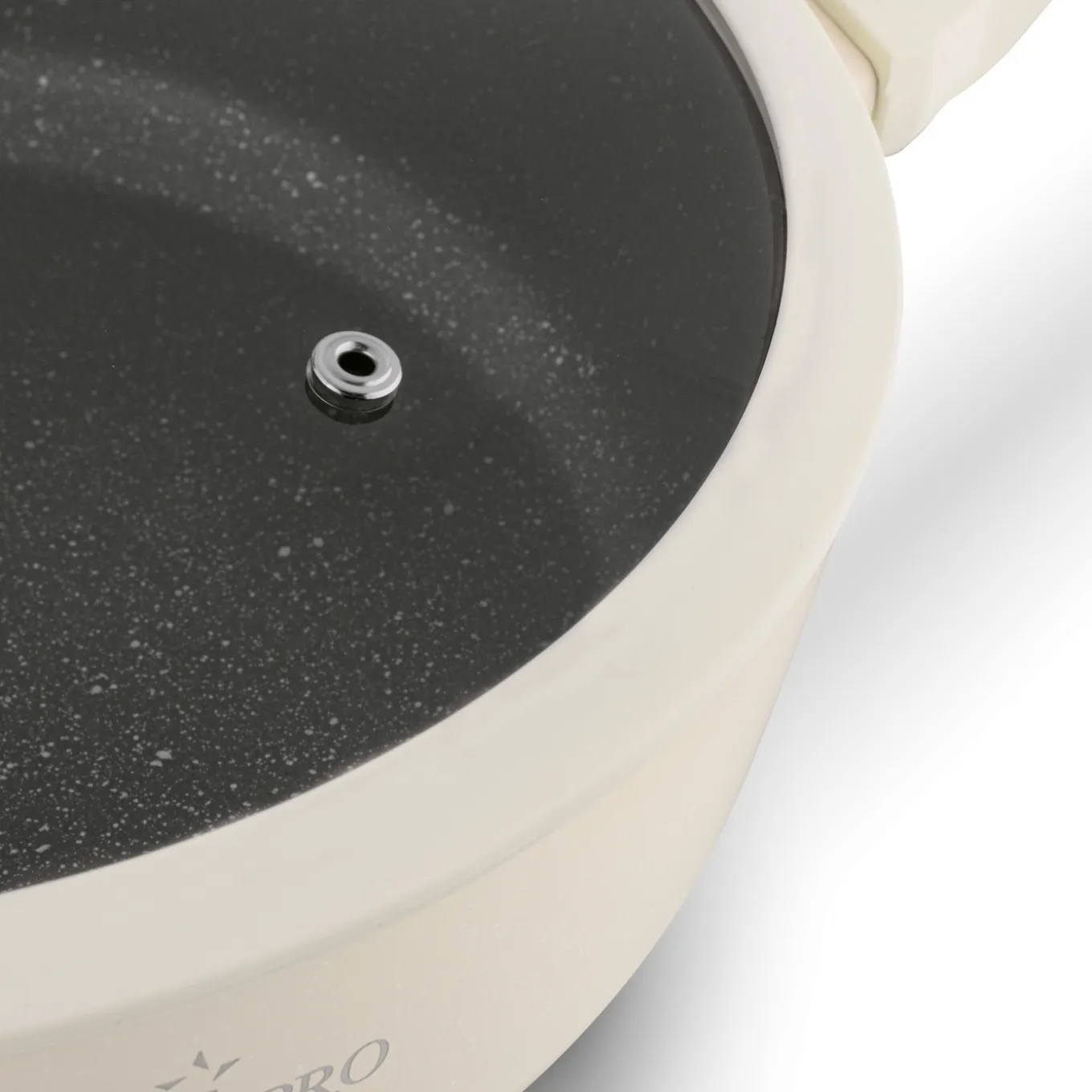Patelnia na indukcję non-stick krótkie uchwyty z pokrywką Starke Pro Brule 28 cm