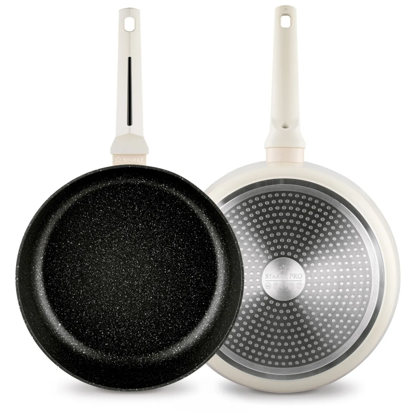 Patelnia na indukcję non-stick z pokrywką Starke Pro Brule 28 cm