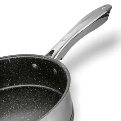 Patelnia na indukcję stalowa z pokrywką Konighoffer Petra 24 cm