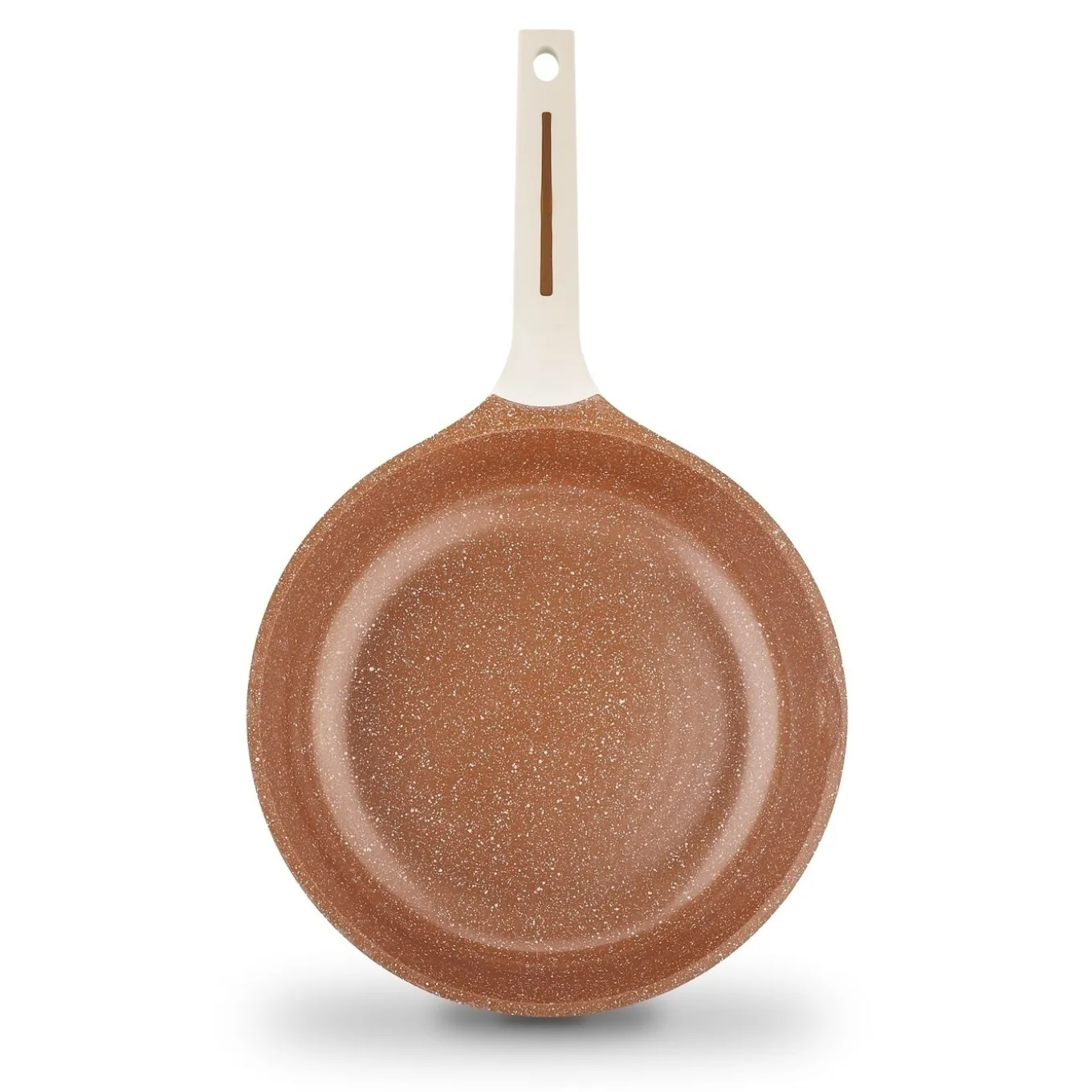 Patelnia na indukcję uniwersalna Starke Pro Texture Creamy 28 cm