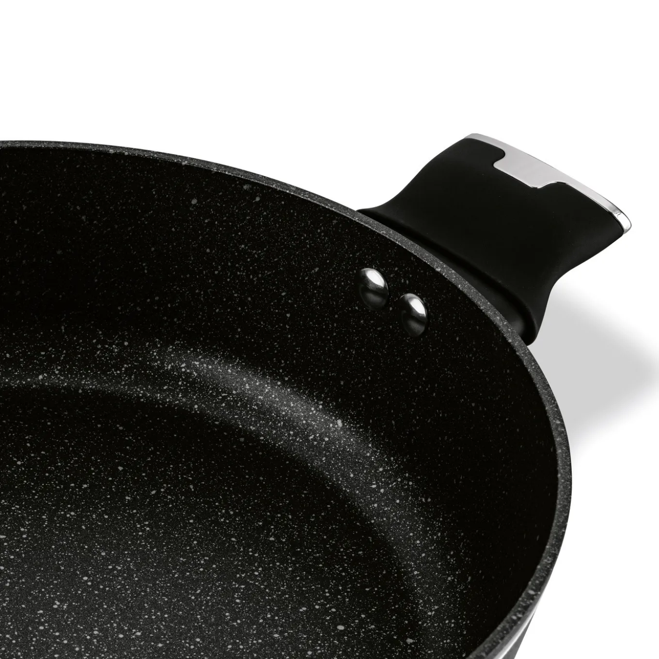 Patelnia na indukcję z pokrywką krótkie uchwyty Starke Pro Celebrity Marble 28 cm