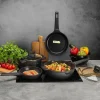 Patelnia na indukcję z pokrywką Starke Pro Taylor Marble 24 cm głęboka