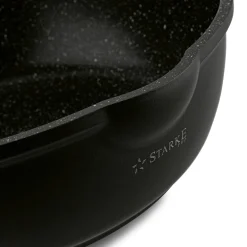 Patelnia na indukcję z pokrywką Starke Pro Taylor Marble 24 cm głęboka