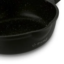 Patelnia na indukcję z pokrywką Starke Pro Taylor Marble 28 cm głęboka