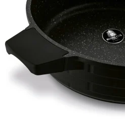 Patelnia na indukcję z pokrywką krótkie uchwyty Starke Pro Brick Marble 28 cm