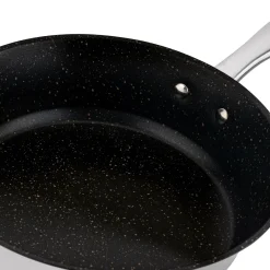Patelnia nierdzewna non-stick na indukcję z pokrywką Starke Pro Sintesi 24 cm