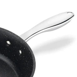 Patelnia nierdzewna non-stick na indukcję z pokrywką Starke Pro Sintesi 24 cm