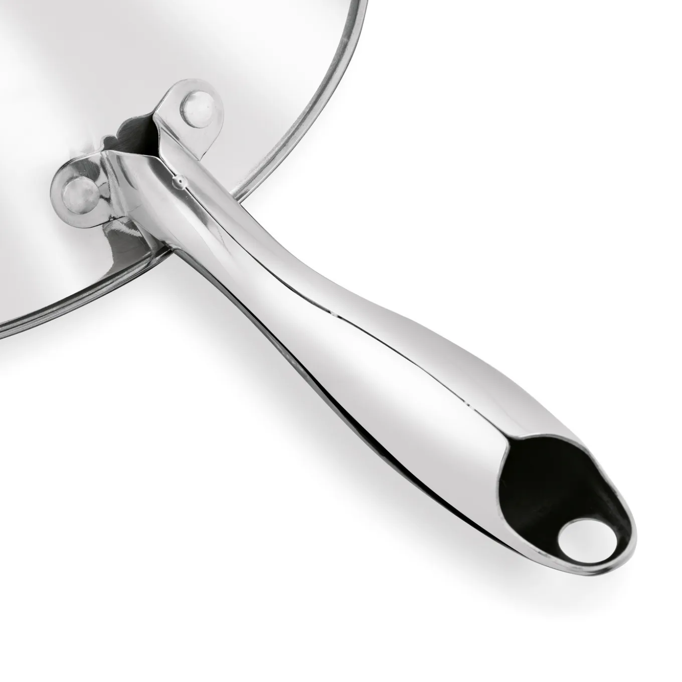 Patelnia nierdzewna non-stick na indukcję z pokrywką Starke Pro Sintesi 24 cm