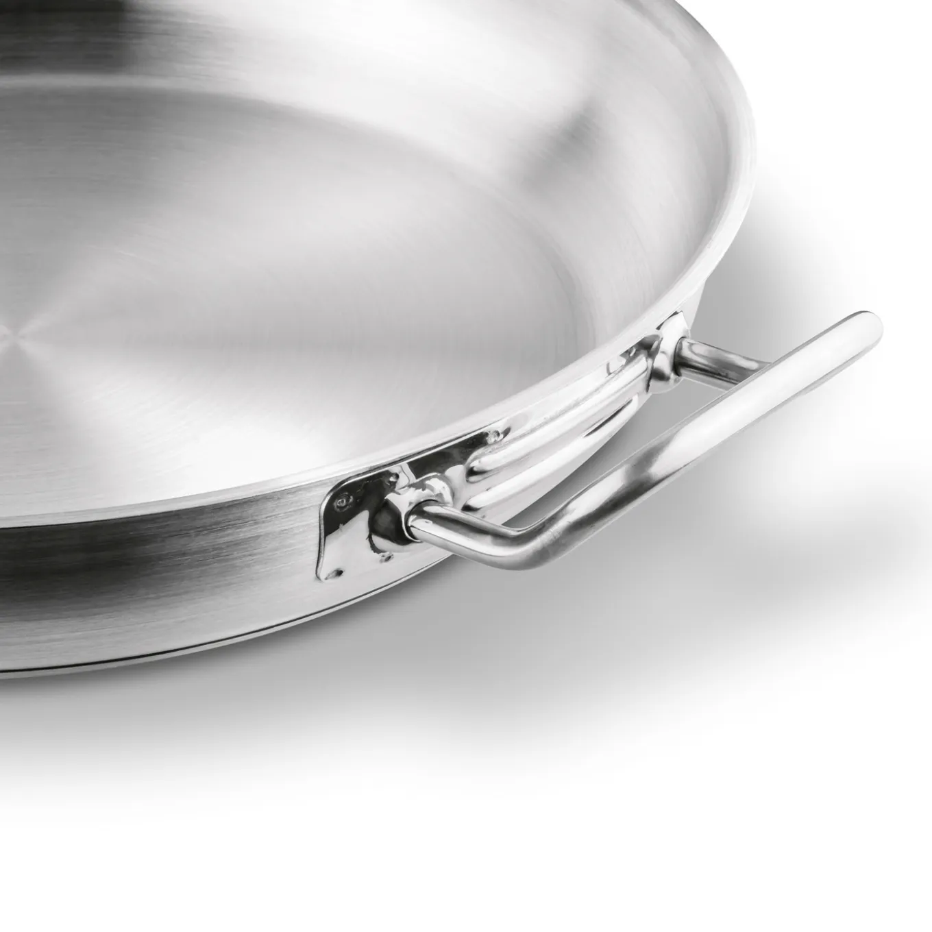 Patelnia stalowa na indukcję Starke Pro Gastro 36 cm z helperem