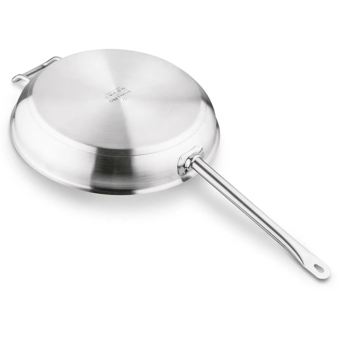 Patelnia stalowa na indukcję Starke Pro Gastro 36 cm z helperem
