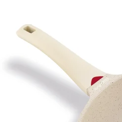 Patelnia WOK indukcyjna z pokrywką Konighoffer Creamy Marble 30 cm