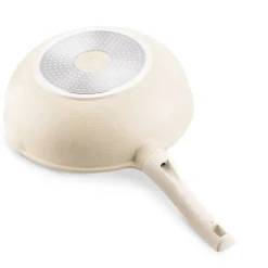Patelnia WOK indukcyjna z pokrywką Konighoffer Creamy Marble 30 cm