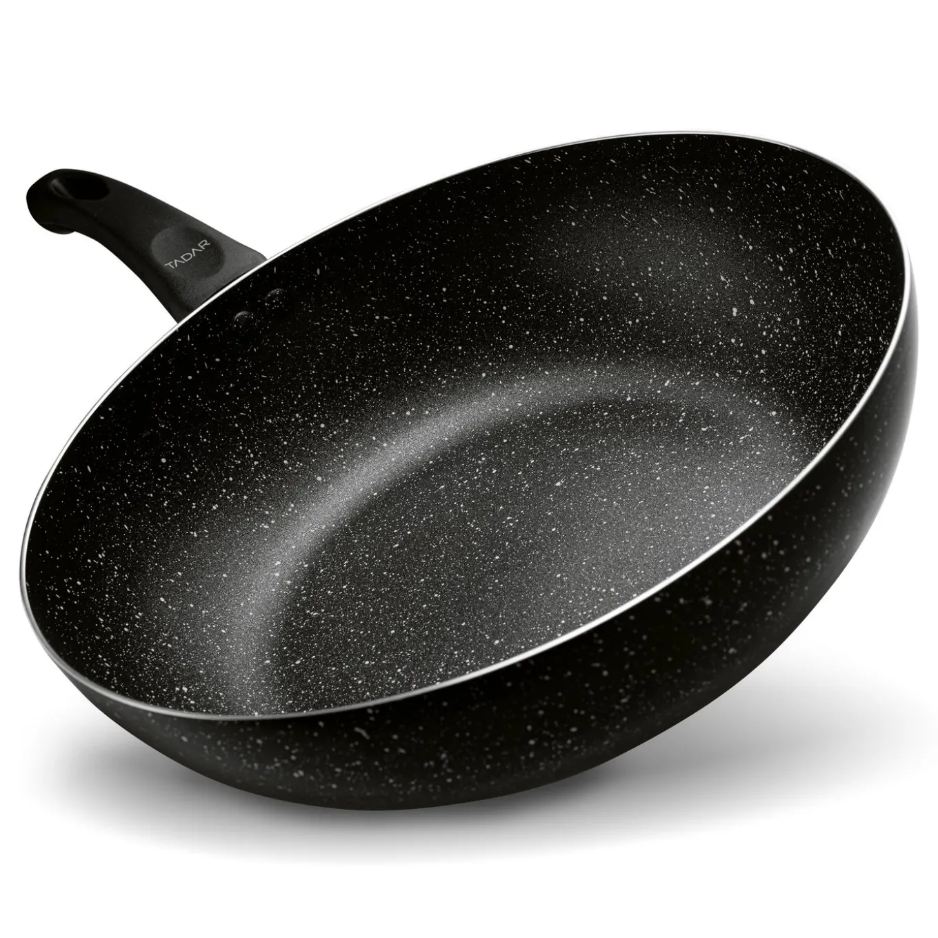 Patelnia WOK na indukcję Tadar Marmara Black 30 x 8,5 cm