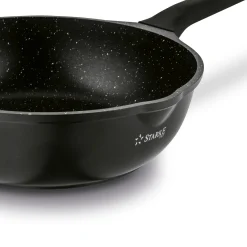 Patelnia WOK na indukcję z pokrywką Starke Pro Yasai 32 cm
