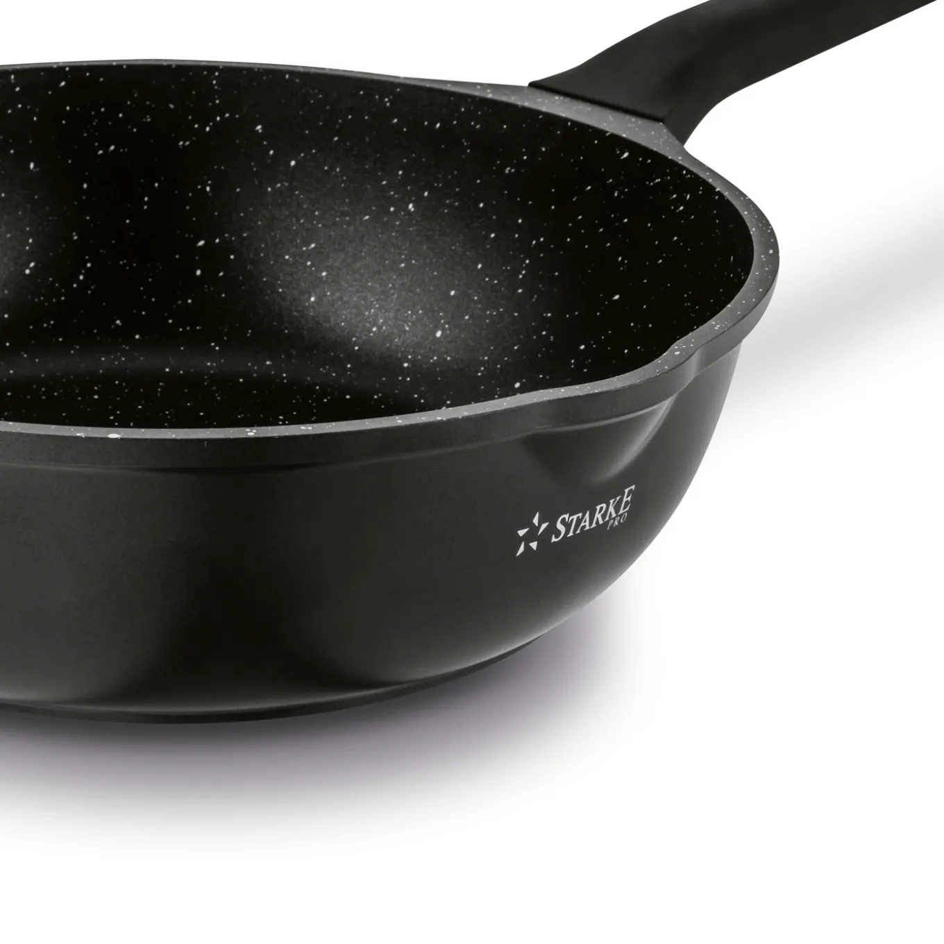 Patelnia WOK na indukcję z pokrywką Starke Pro Yasai 32 cm