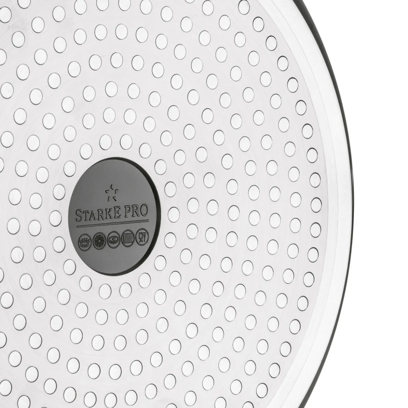 Patelnia WOK na indukcję z pokrywką Starke Pro Yasai 30 cm