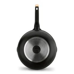 Patelnia WOK na indukcję z pokrywką Konighoffer Black Rose 30 cm