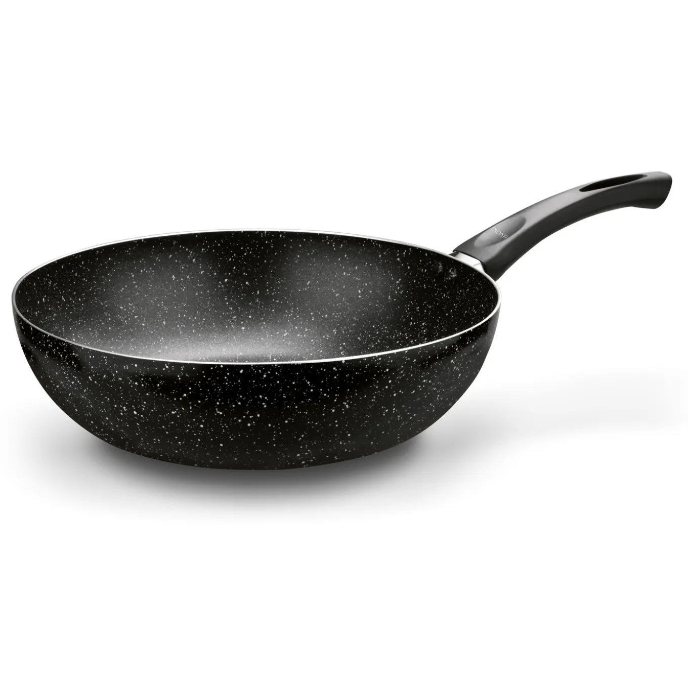Patelnia WOK z pokrywką Tadar Marmara Black 30 x 8,5 cm
