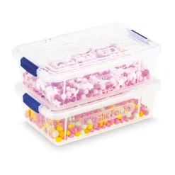 Pojemniki plastikowe do przechowywania Plastic Forte Minibox 8 x 12 x 7,6 cm 2 sztuki