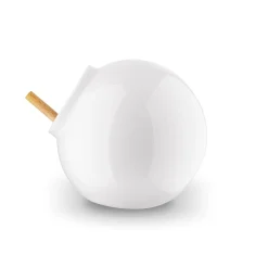 Pojemnik kuchenny z drewnianą łyżeczką Konighoffer Ceramic biały