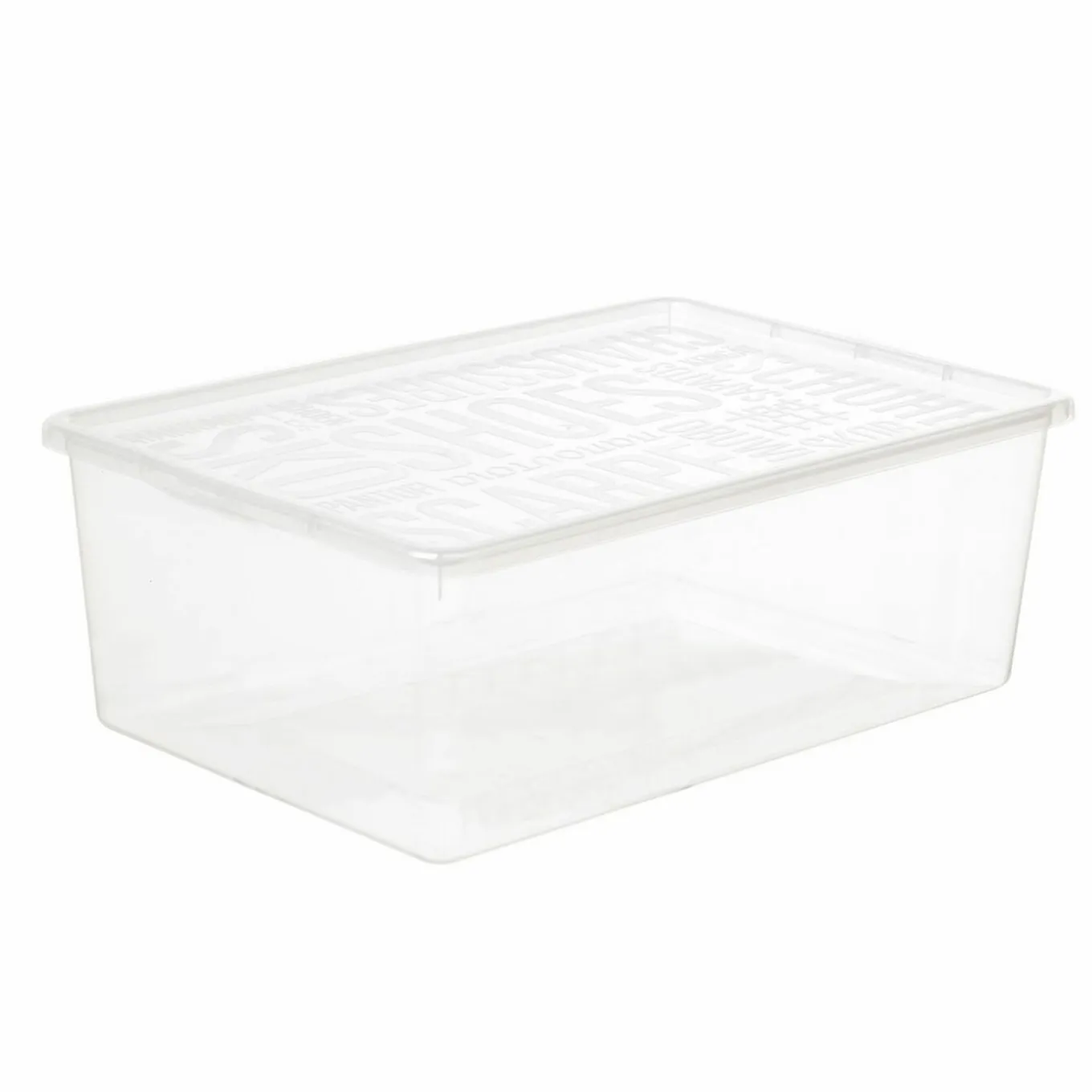 Pojemnik na buty damskie i męskie Plast Team 39 x 26 x 13 cm przezroczysty